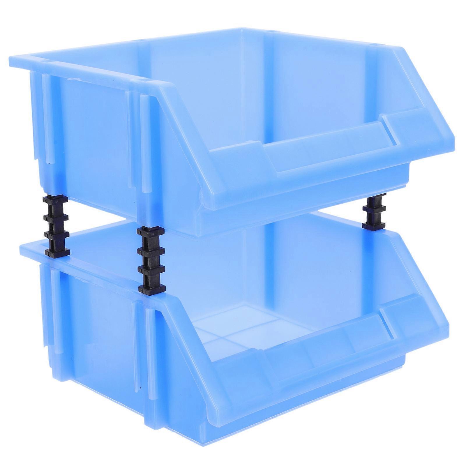 Plastic Component Boxes Warehouse Storage Bins for Sorting 1Set
