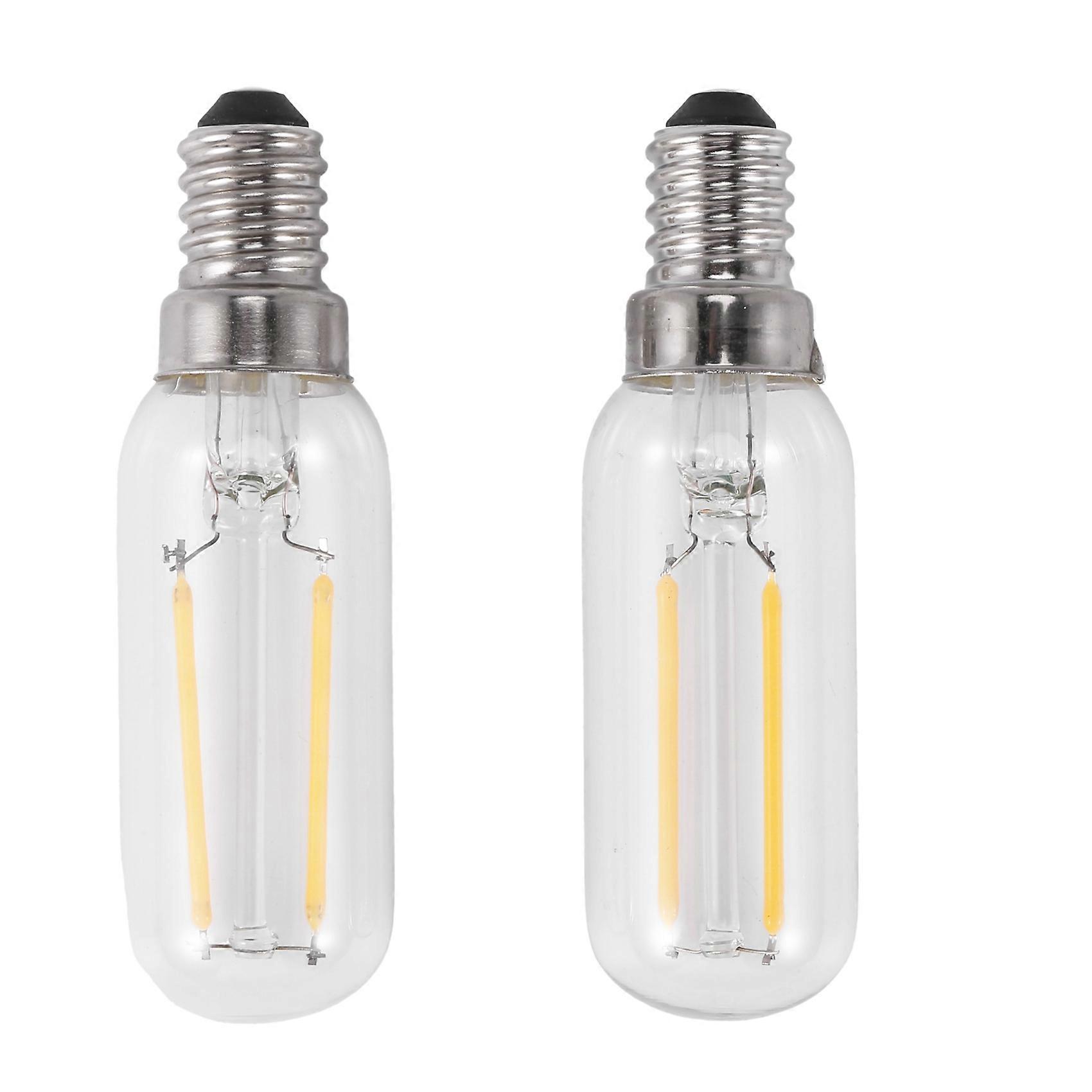 2x E14 3W LED afzuigkaplamp warm wit