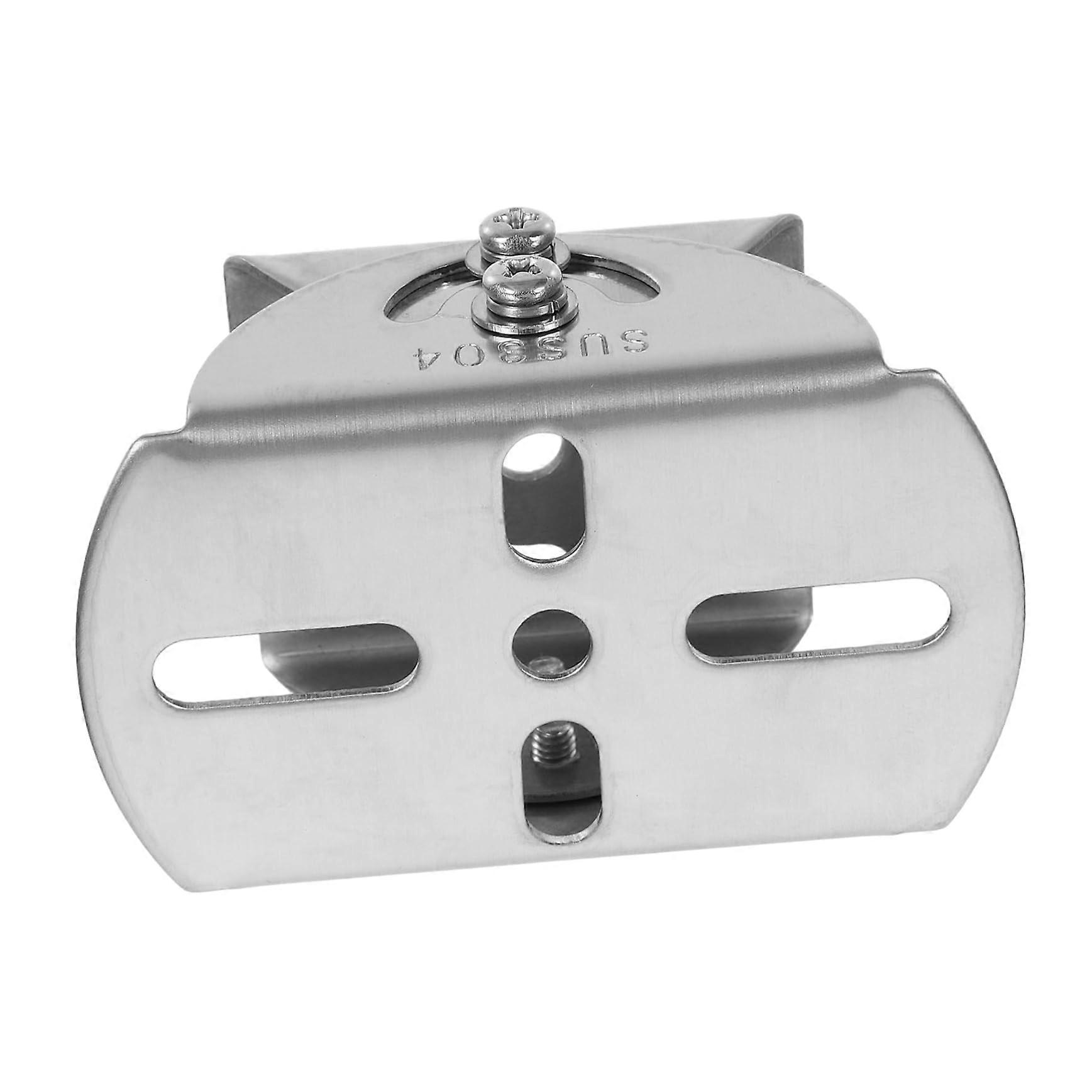 Outdoor Security Camera Pole Mount Stainless Steel Bracket with Corrosion Resistant Build