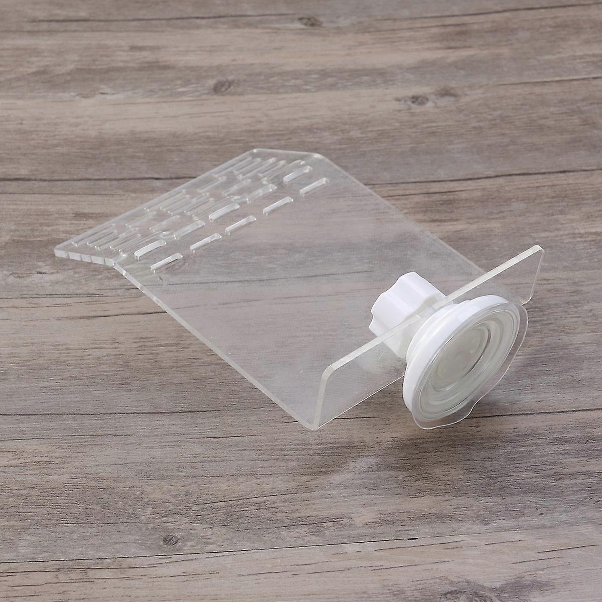 Floating Turtle Pier Acrylic Dock with Suction Cups for Turtle Use M