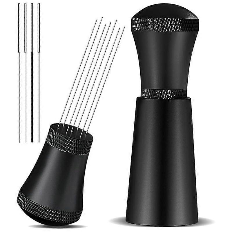 Distributor Stirrers with Stand,0.3mm Thick 7 Needles Tool Black