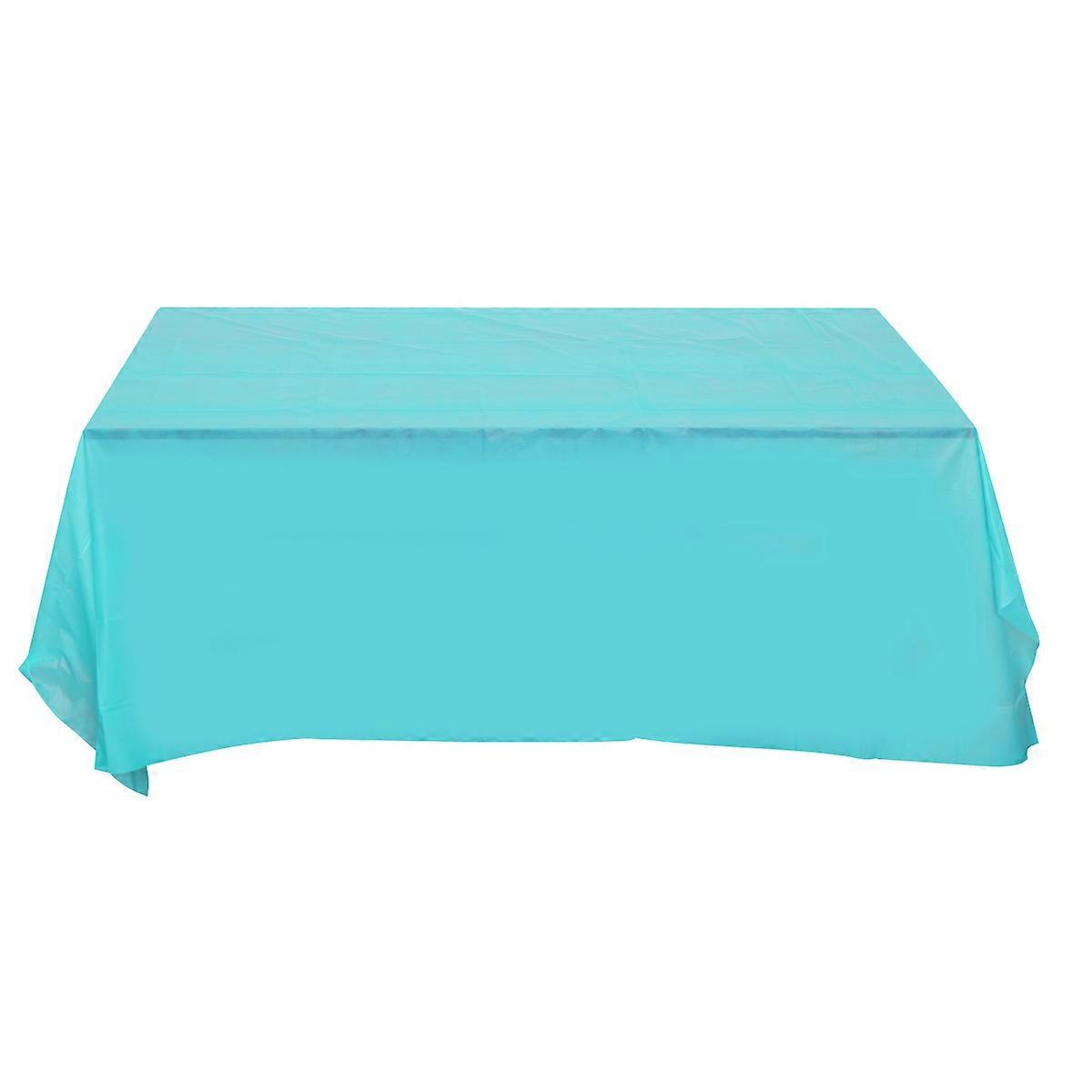 Table Cover Protector for Event Table Sky-Blue Waterproof Cover 1Pack