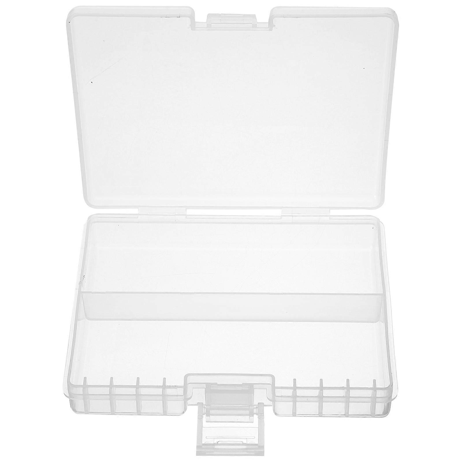 Battery Storage Box for Organizing 3Pcs Durable Transparent Plastic Cases