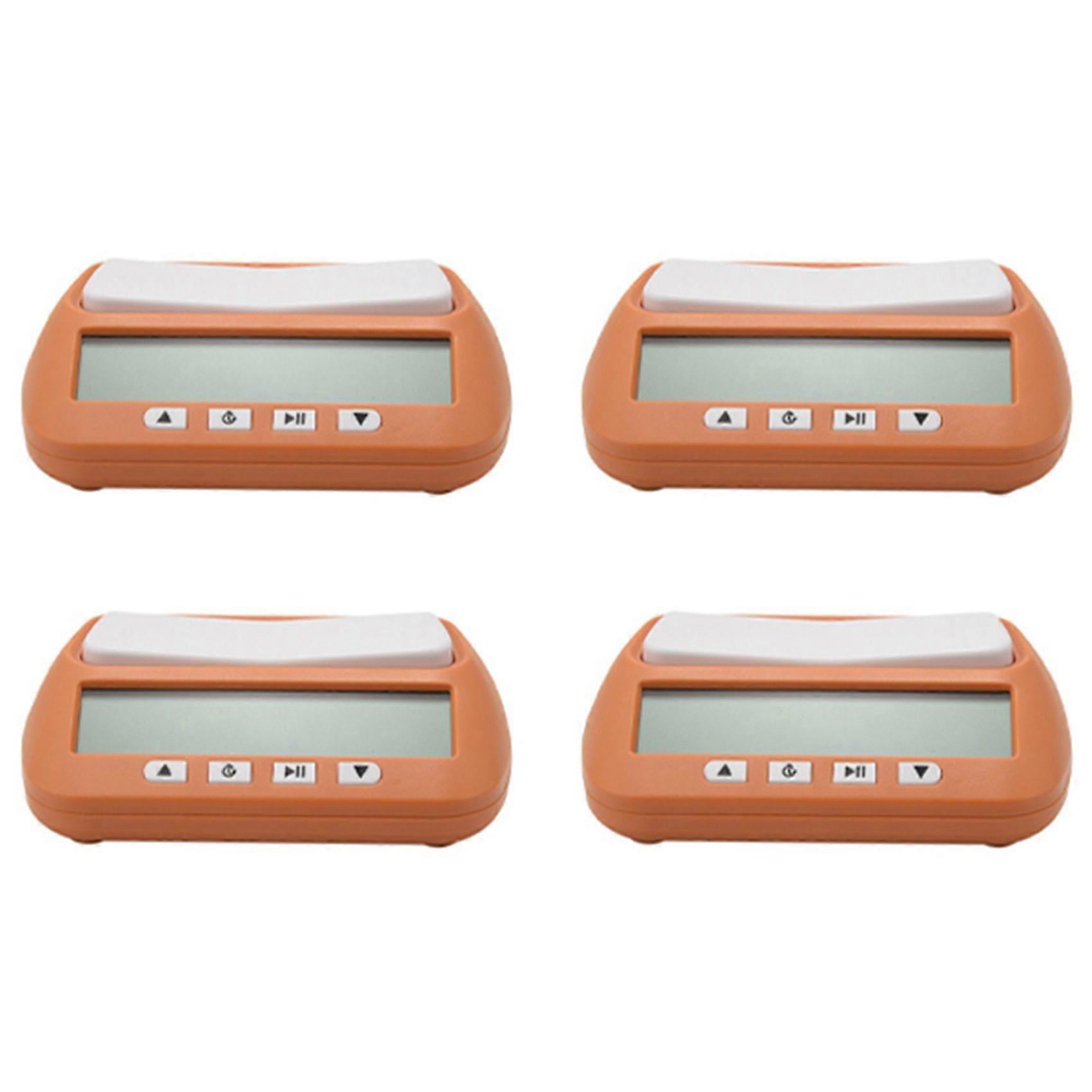 3X Chess Clock, Digital Chess Timer & Game Timer, 3-In-1 Multipurpose Portable Professional Clock Yellow