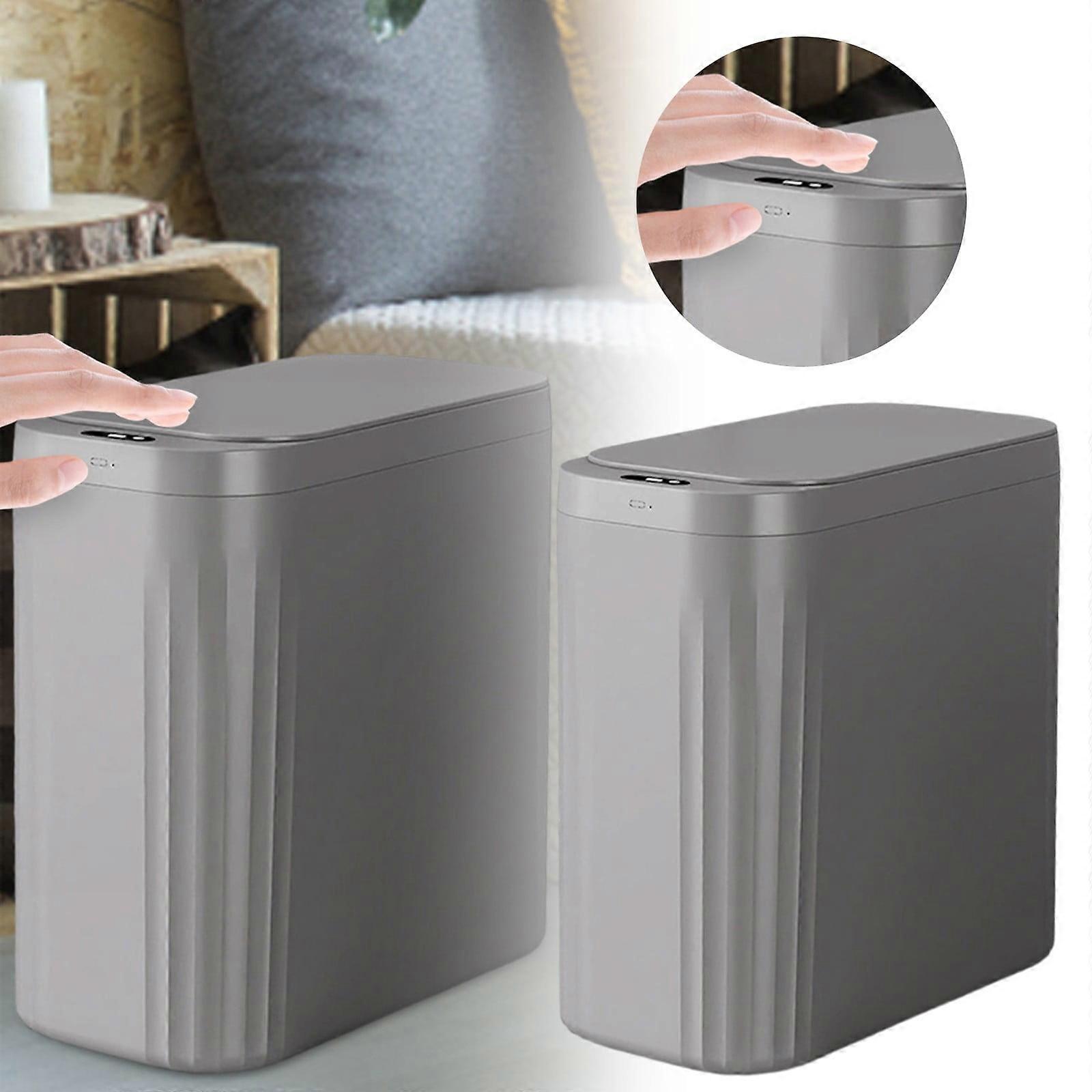 Smart Home Automatic Sensor Trash Can With Touchless Motion Detection For Kitchen Bathroom Waste