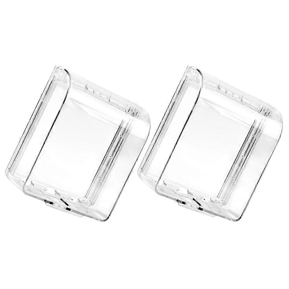 Transparent Plug Protector Electrical Outlet Cover for Bathroom 10Pcs