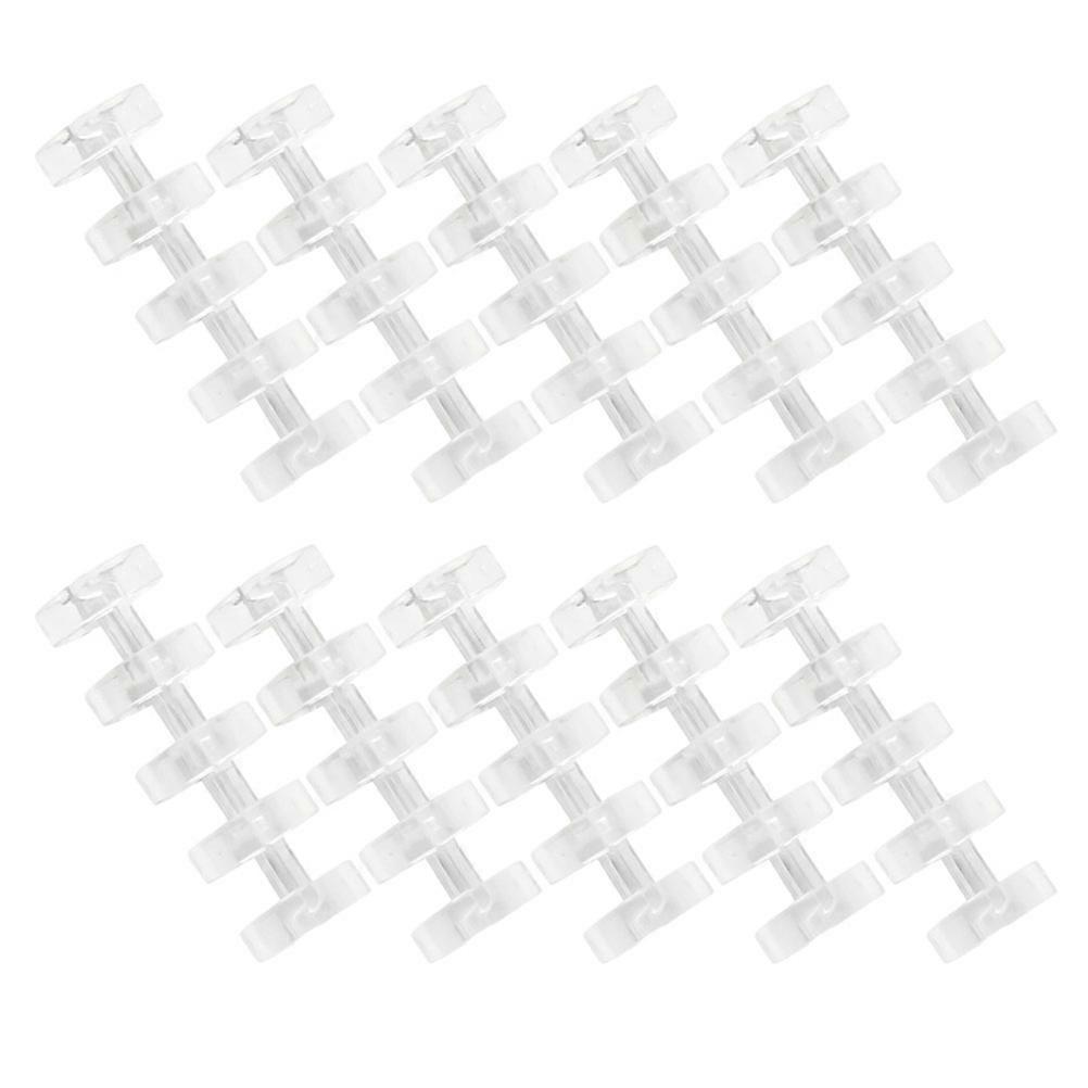 Loose Leaf Binder Transparent Segmented Binder for Books 140Pcs