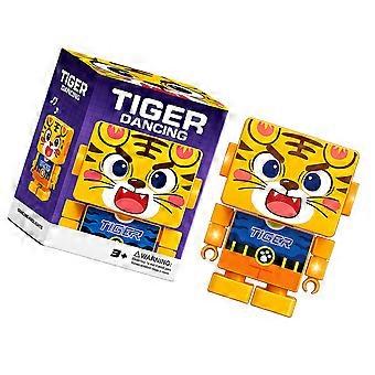 Playful Electronic Tigers Toy That Sing And Dances To Spark Imagination Entertaining Musical Tigers Funny Robotic Toy Multicolor