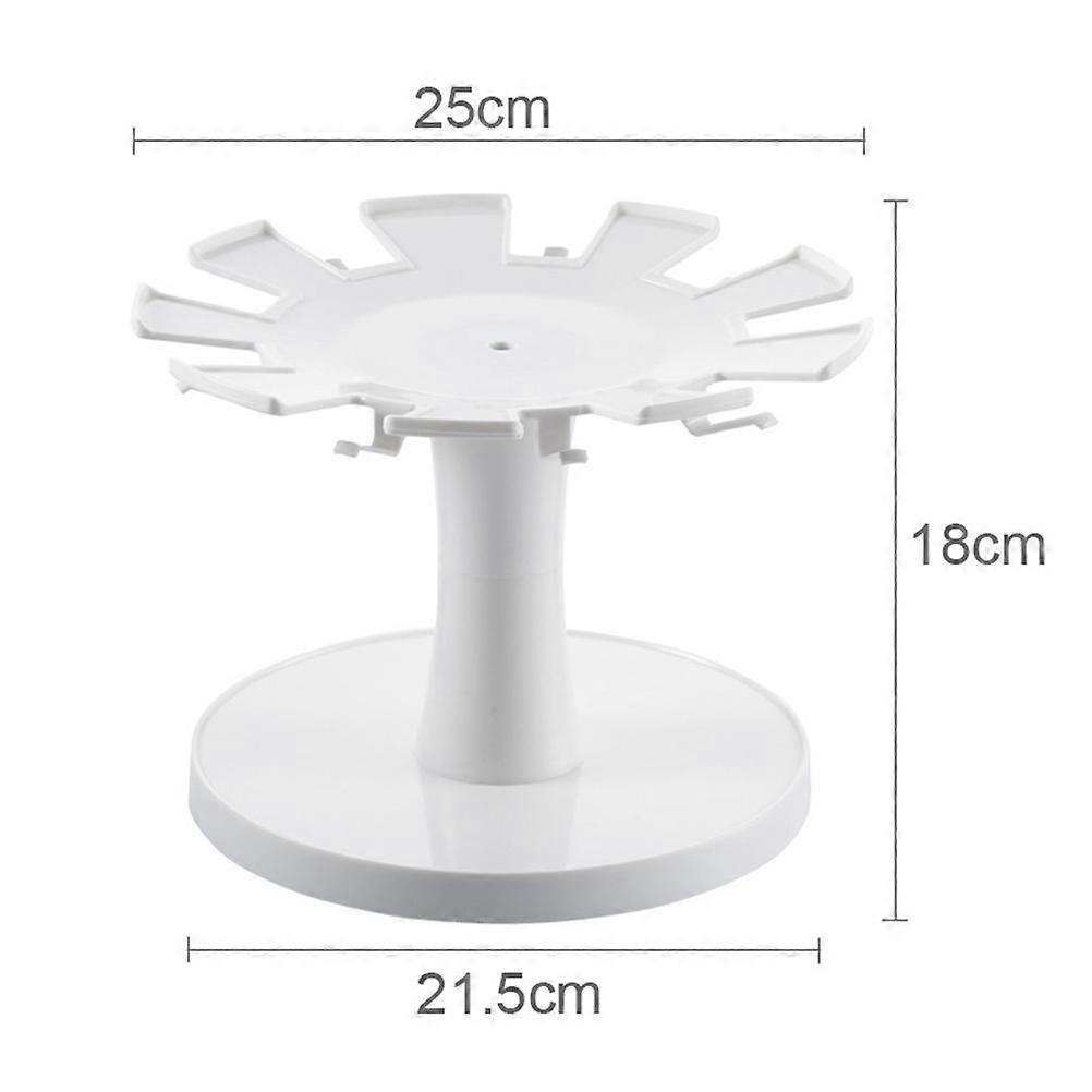 Tableware Draining Rack For Efficient Kitchen Use With Rotatable Feature And Double-Layer Structure 1Pack