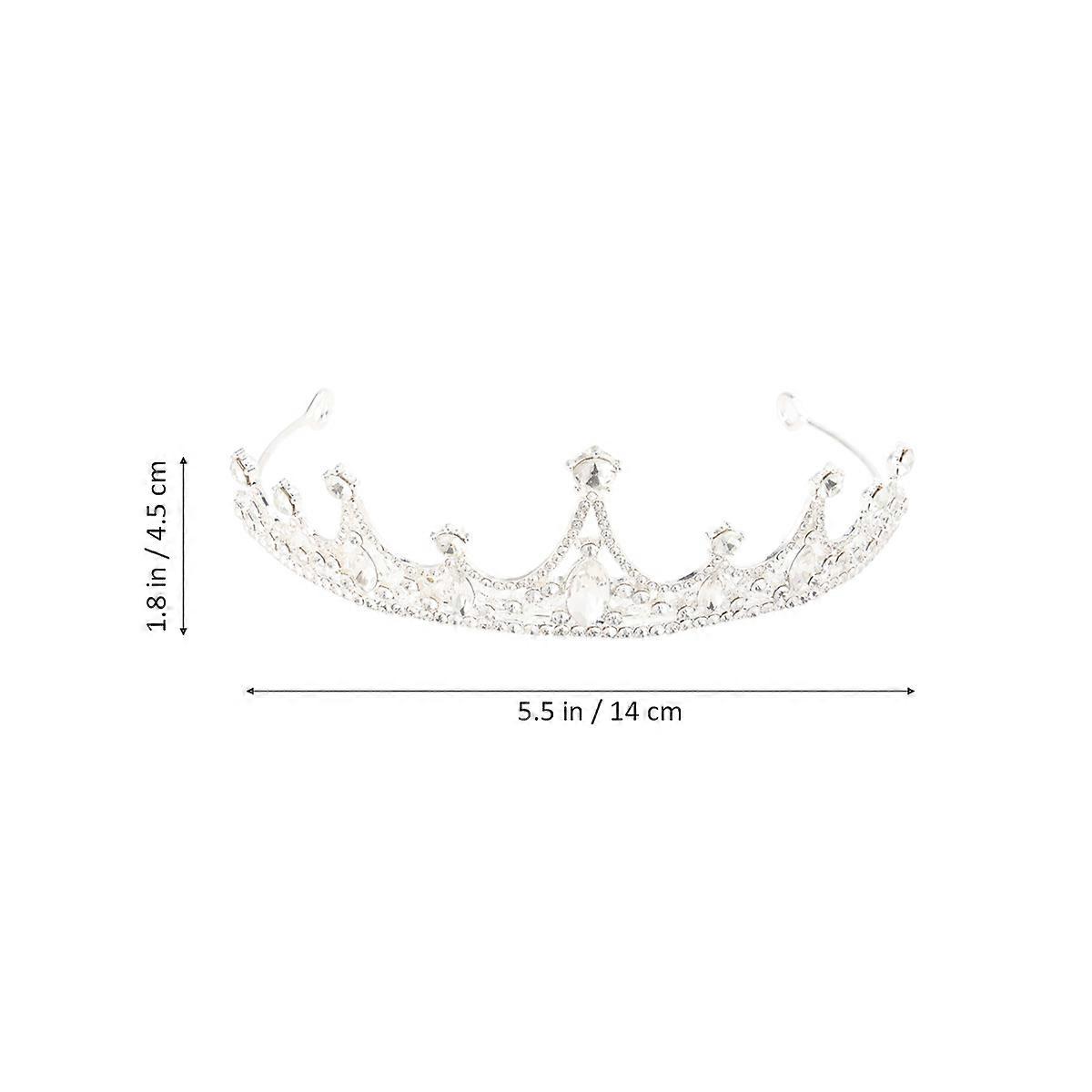 Dětská čelenka Water Diamond Crown, bílá