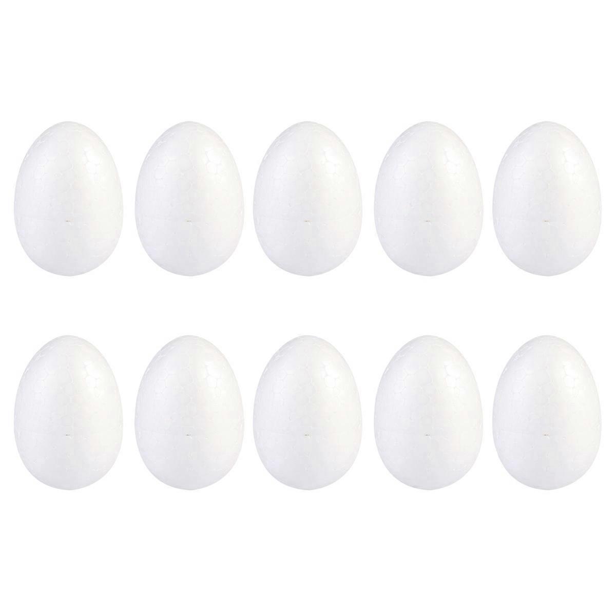 DIY Foam Egg Easter Egg Crafts 50Pcs White Durable Eggs