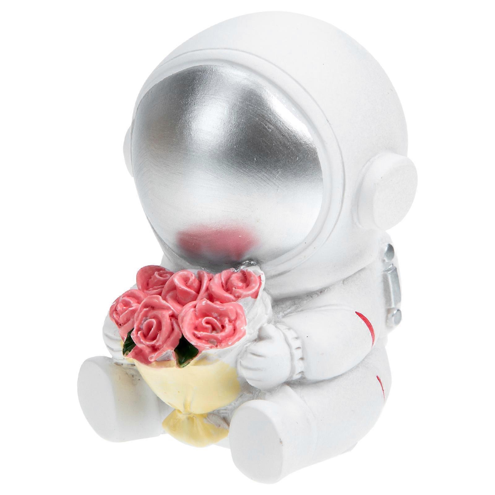 Astronaut Resin Statue for Desktop Decor 5Pcs Assorted