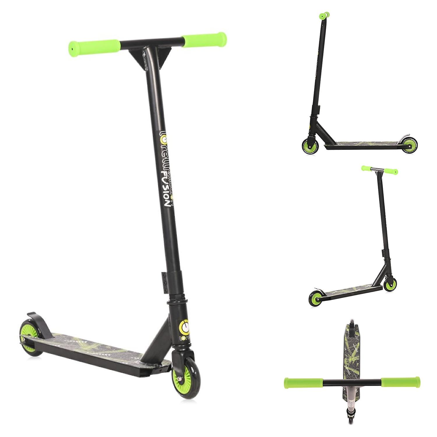 Lorelli Kinderroller Fusion PU-Räder Hinterradbremse Aluminium 360 Grad drehbar