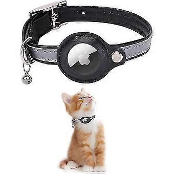 For Airtag Gps Cat Collar With Adjustable Bracket And Bell, Apple Airtag Compatible