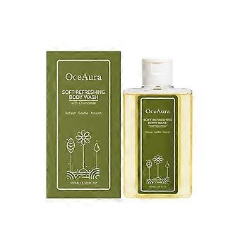 Mild, forfriskende body wash, 100 ml mild, rensende showergel med kamille