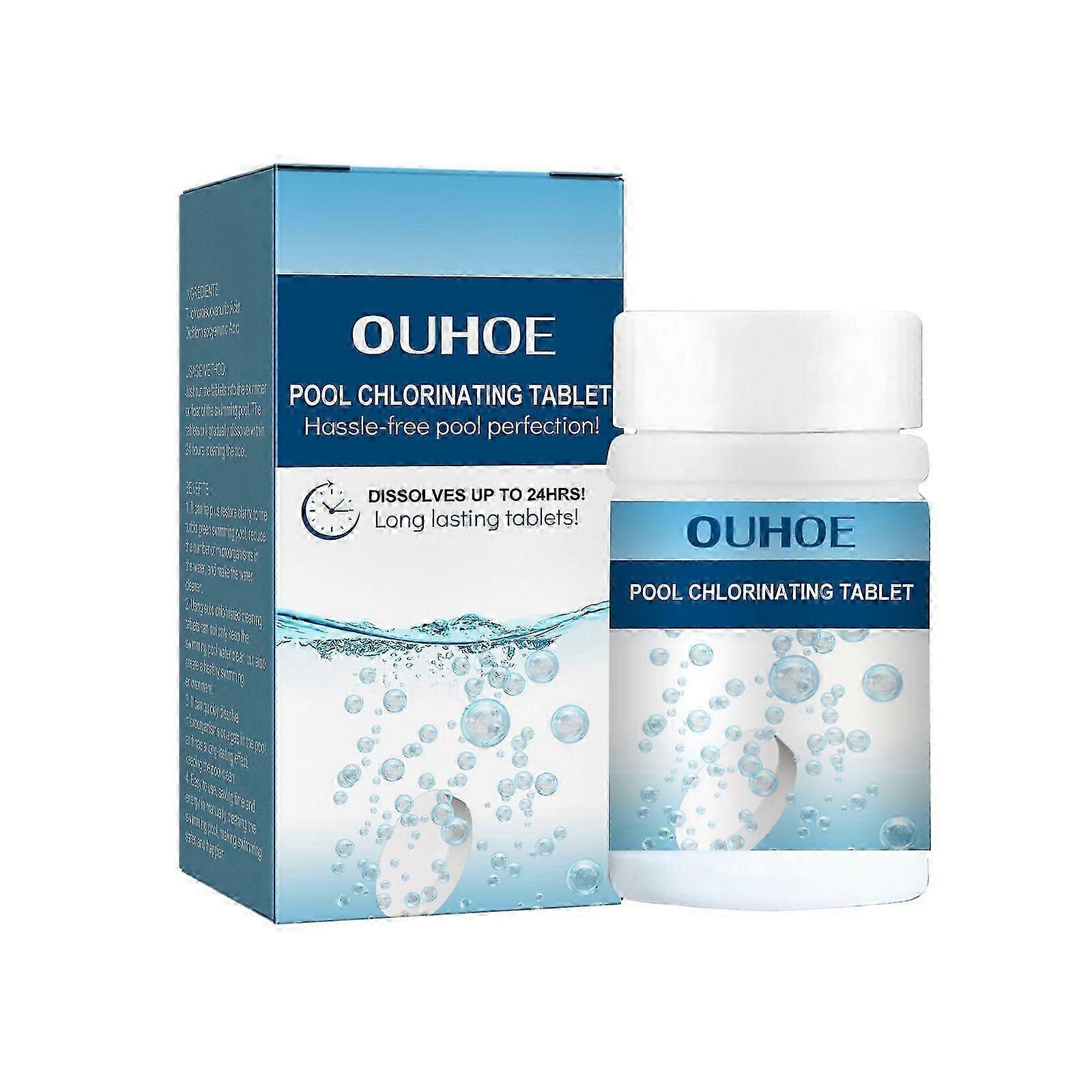 OUHOE Pool Chlorinating Tablets  Multi Effect Effervescent for Clear Water