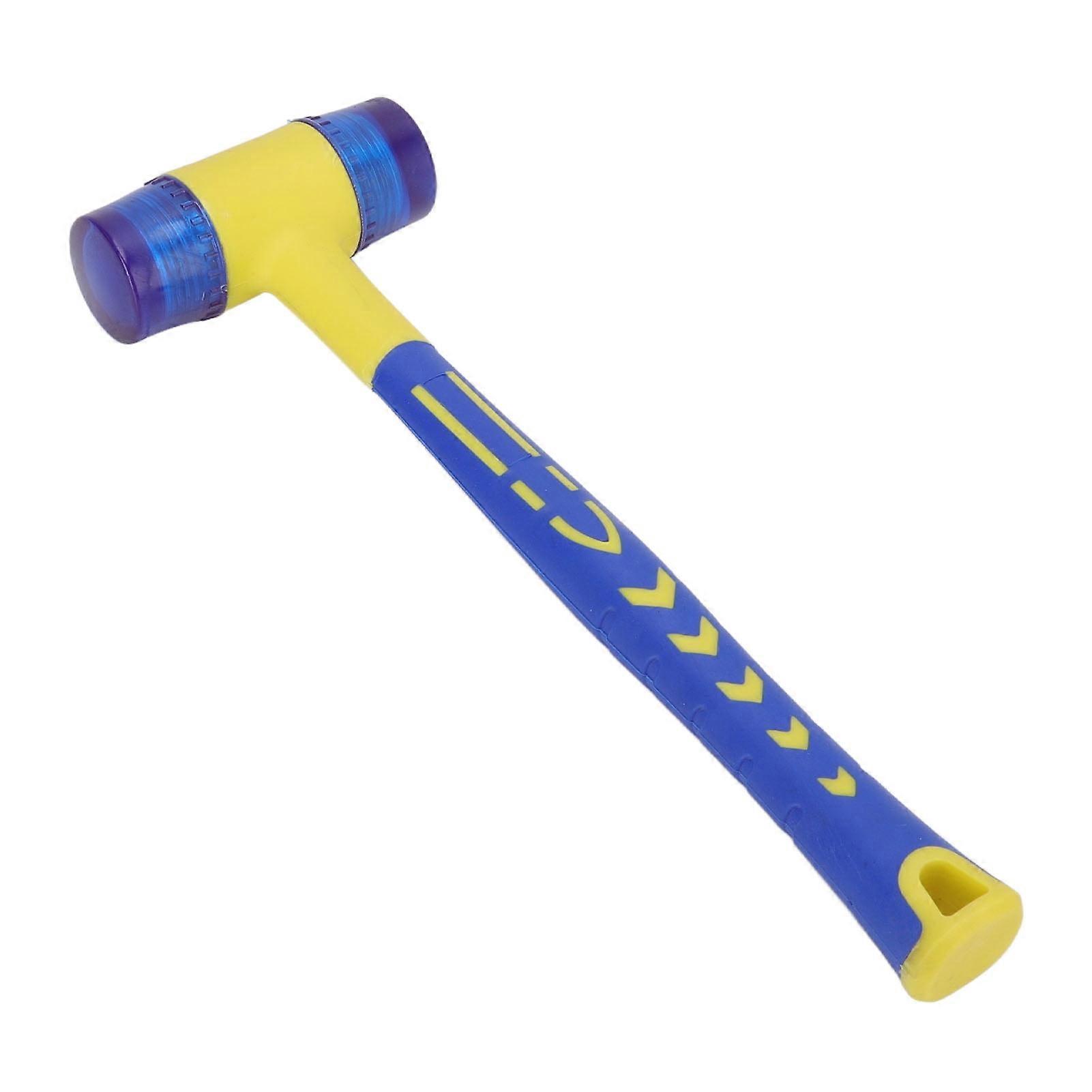 Rubber Hammer with Replaceable Head, Ergonomic Mallet for Precision Demolition and Crafting
