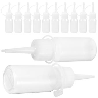 12pcs Hair Dye Bottle Pointed Mouth Hair Colors Bottle Applicator Storage Container Refillable Bottles