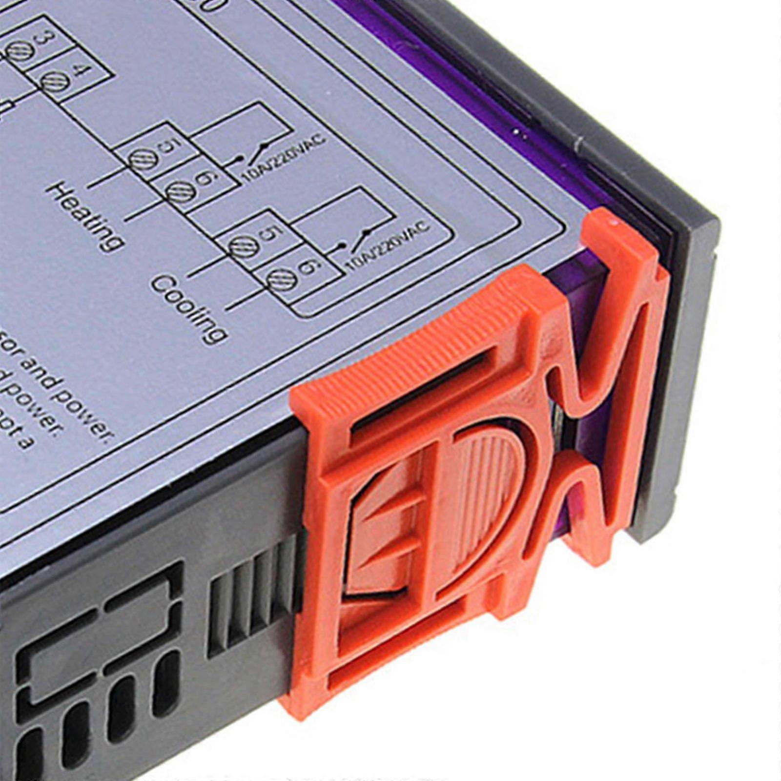 Microcomputer Thermostat Programmable Digital Display Microcomputer Temperature Controller Switch 110‑220VAC  26-27
