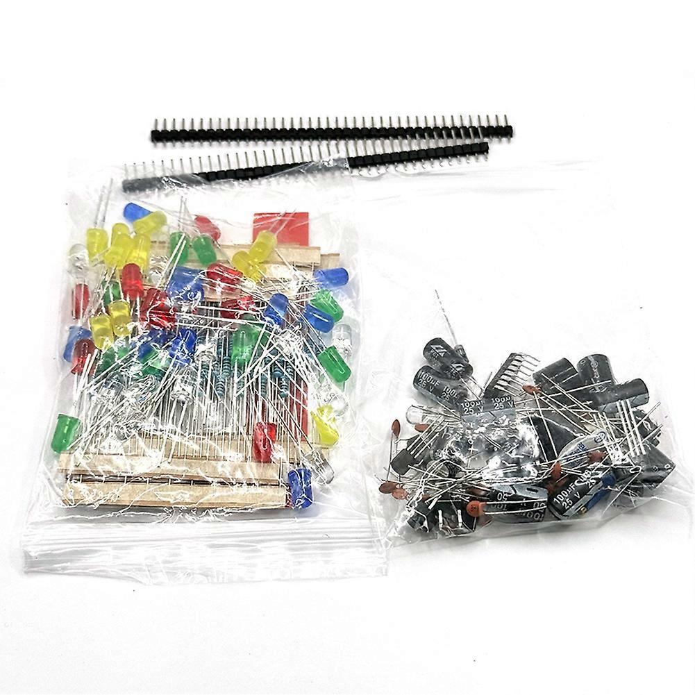  Electronics Components Basic Starter Kit for Arduino UNO MEGA2560 Raspberry Pi with LED Buzzer Capacitor Resistor
