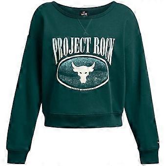 Under Armour Dame/Dame Project Rock Terrycloth Afslappet Pasform Sweatshirt