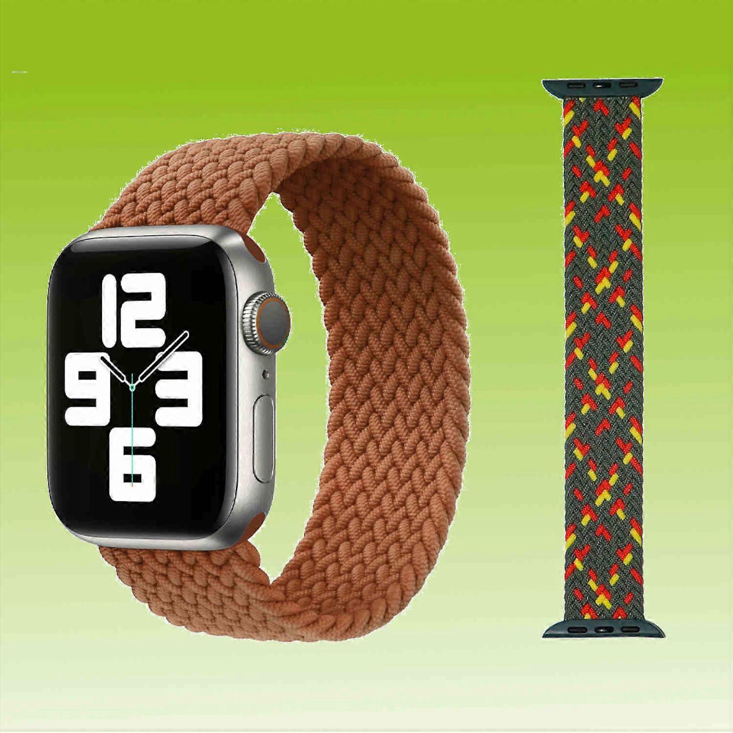 For Apple Watch Series 10 46mm / 1 + 2 Ultra 49mm 9 8 / 7 45 / 6 SE 5 4 44 / 3 2 1 42mm Watch Nylon Band Replacement