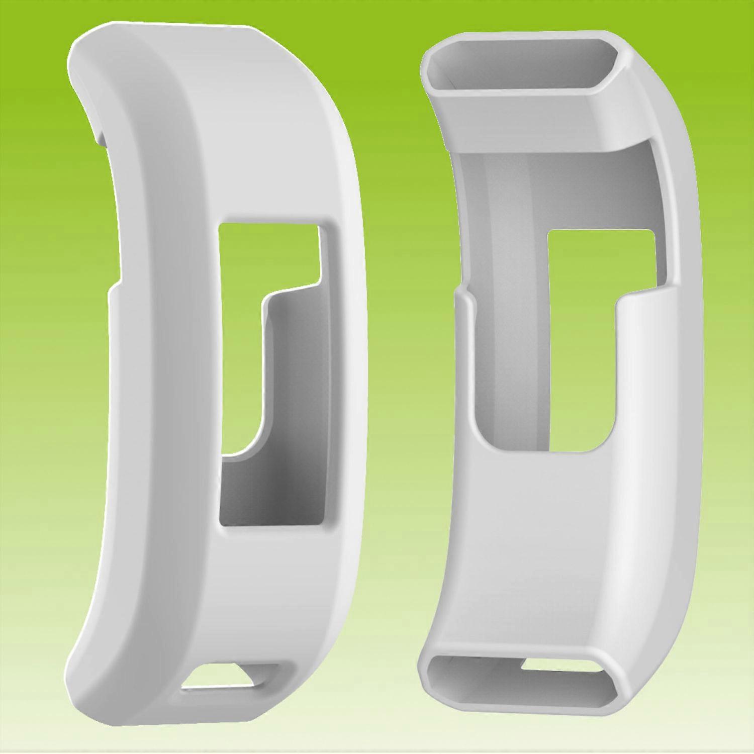 For Garmin Vivosmart HR Plastic Silicone Watch Smart Sport Case White New