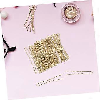 Elegant Metal Hairpins Set 250pcs Leaf Claw Clips for Women Hair Styling Tools for Parties Golden