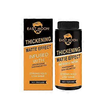 Men's Matte Styling Powder - Oil Control, Fluffy Texture, Long-Lasting Hair Styling, 15g