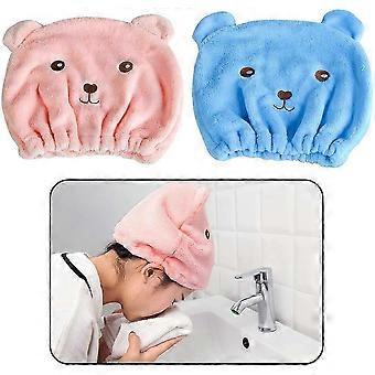 Shower Cap Women 4 Pack, Waterproof Double Layer Shower Cap Elastic Bath Cap Reusable Bath Cap, Large Shower Caps