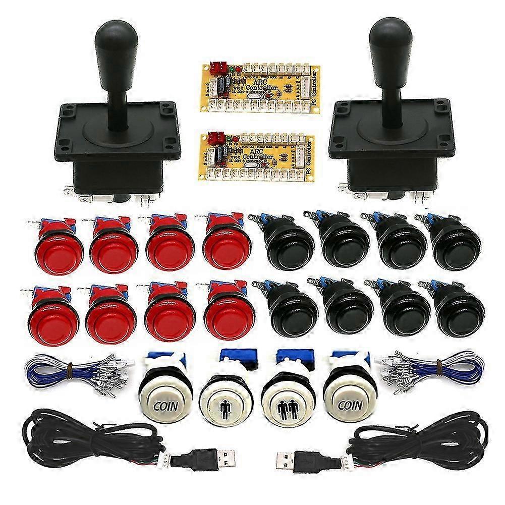 For Arcade Game DIY Kit USB Board Controller for Pc Zero Delay US Style 8 Way Joystick D