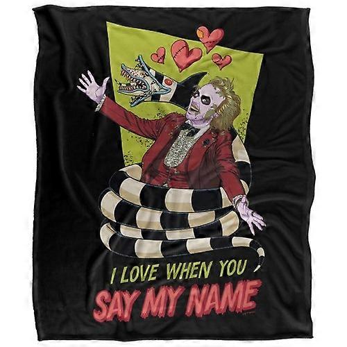 Beetlejuice Soft Touch Sandworm Valentine Blanket