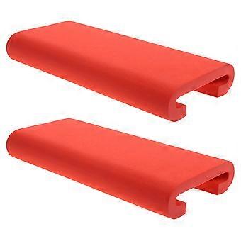 Dragon Boat Seat Cushion Eva Pad for Sitting 2Pcs Red Outdoor Sports