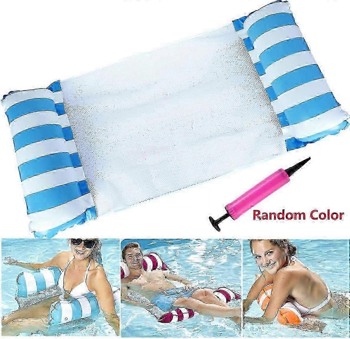 120*70CM Portable Inflatable Pool Hammock Floating Lounger Float Mattress
