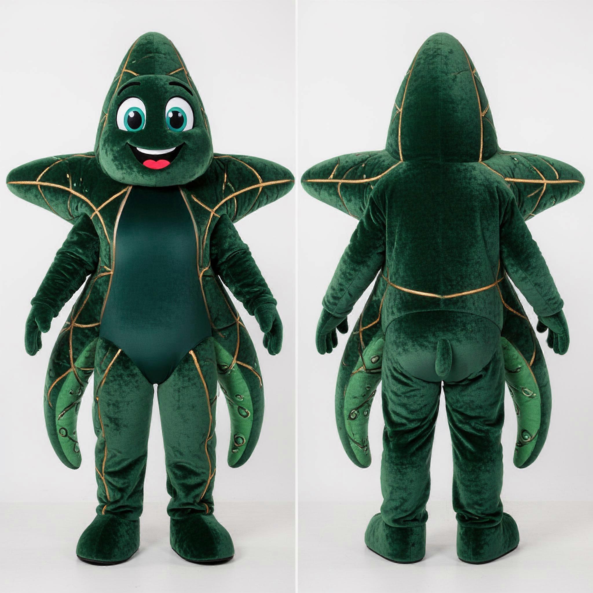 MASTICOT Forest Green Plush Starfish Mascot