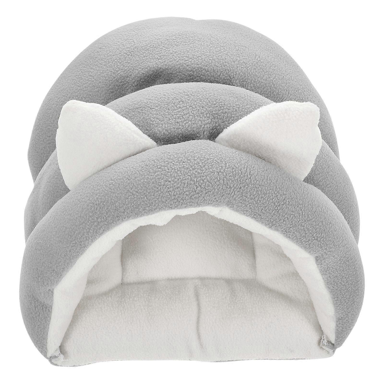 Niche grise pour chat et chien, 1 pièce, nid douillet et confortable pour animaux de compagnie
