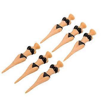 Funny Golf Tees Golf Tees Colorful Lady Bikini Girl Golf Tees Home Women'S Golf Tees Plastic Golf Accessories Plastic(12Pcs,Random Color)