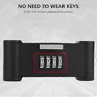 Lengthened Shackle Passwords Lock 4 Digit Combination Lock Waterproof Security Padlock AntiTheft Bicycles Lock Enduring S