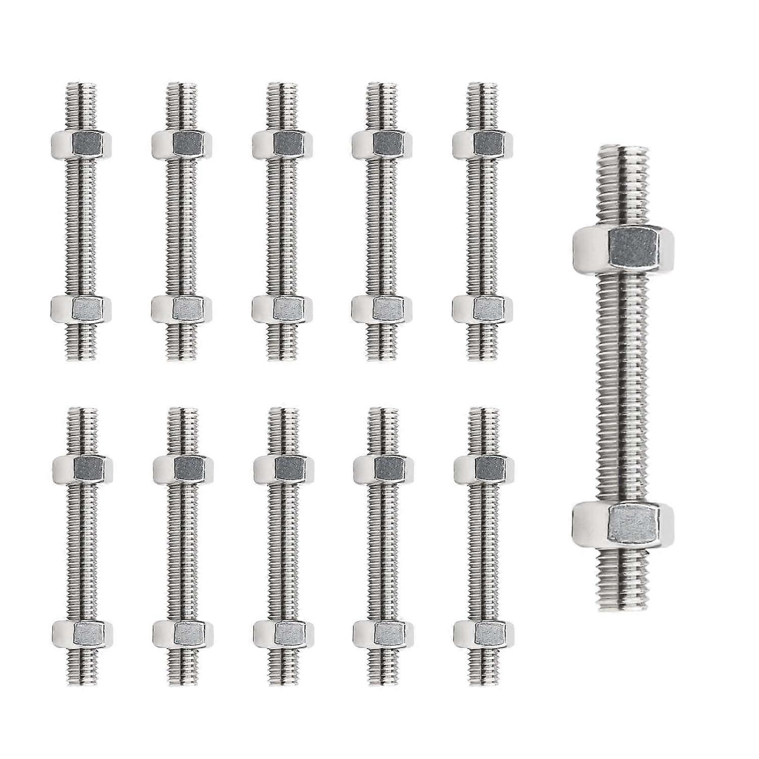 10 M6 x 150 mm threaded rods