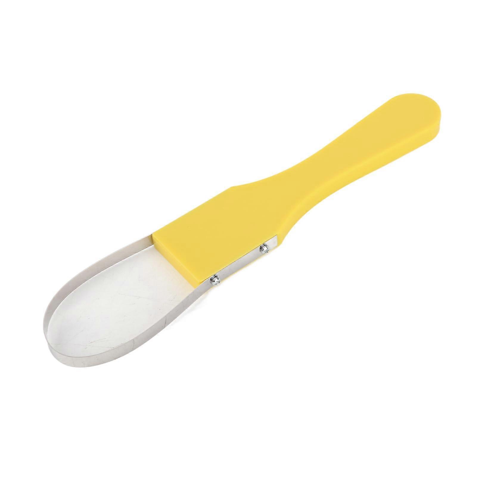 Garden Weeding Tool Hand Loop Weeder, RootLifting Loop Design for Precision Weed Removal (Yellow)