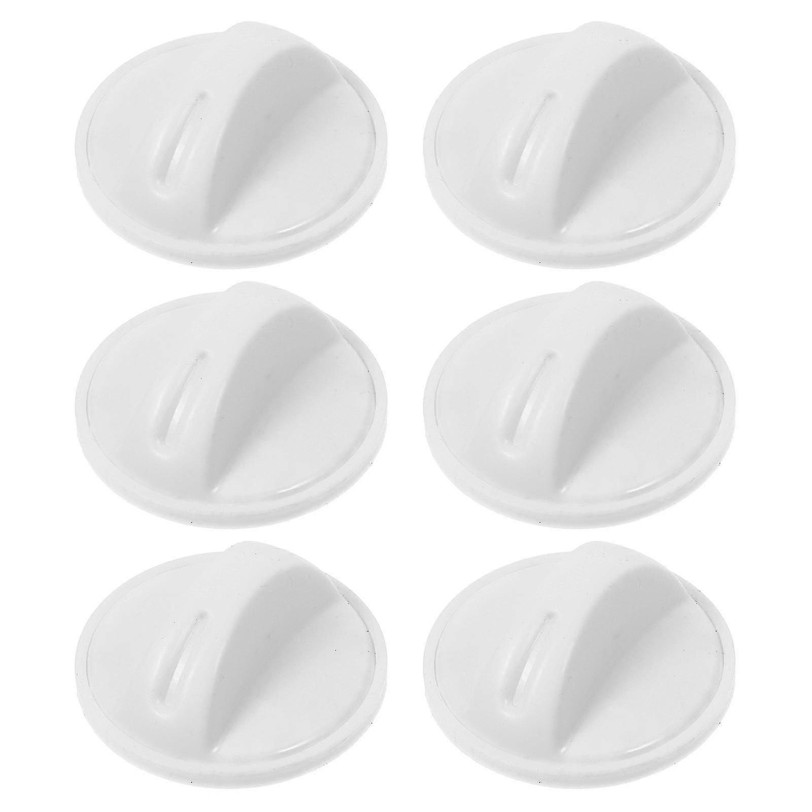 6 Pack Universal Timer Control Knobs, Replacement for Washer Dryer,  Plastic, Easy Installation