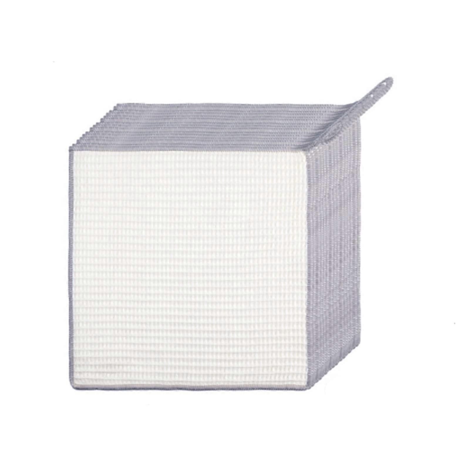 5pcs Gray Waffle Microfiber Cleaning Towels Set Fast Drying Absorbent Soft MultiPurpose Use