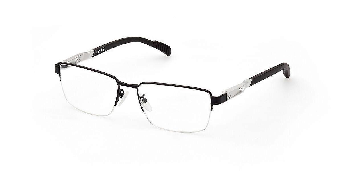 SP5026 002 Semi Rimless Matte Black Men Rectangle Eyeglasses Original