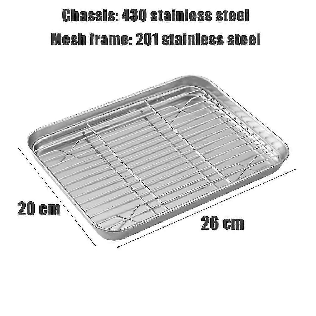 Rustproof Stainless Half Sheet Pan Set