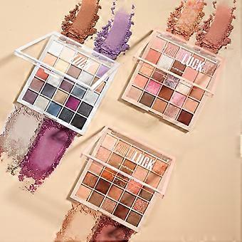25-Colour Eyeshadow Palette with Coordinated Shades for Blending and Everyday Eye Makeup, Rose