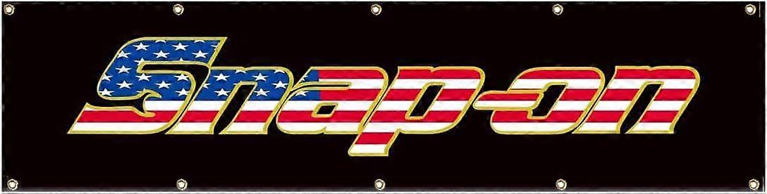 Snap On Flag Tools Black Banner  H0032