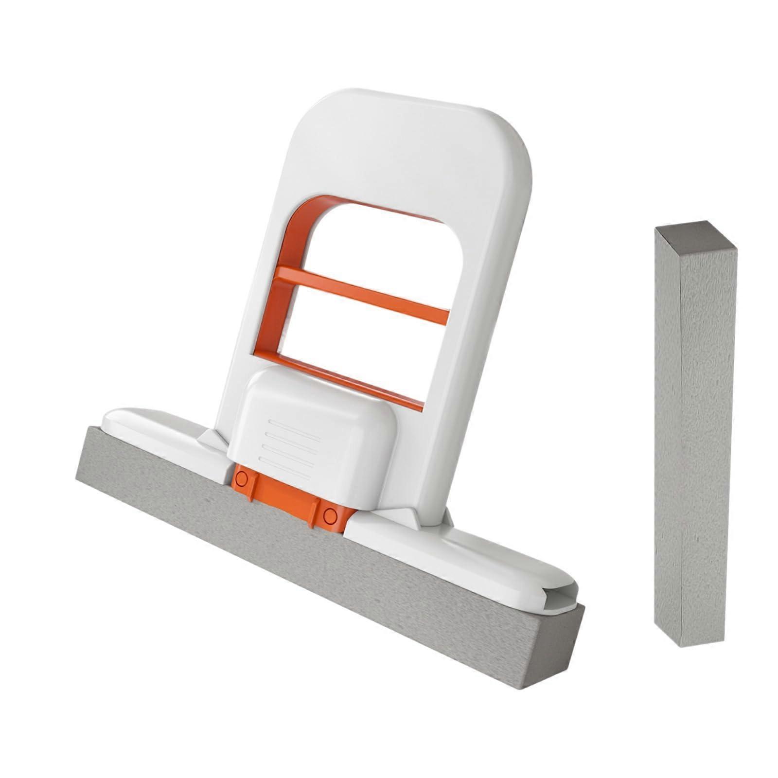 Mini Sponge Mop with SelfSqueeze OneHand Design, Foldable Compact Size for Small Spaces, 1 Pcs