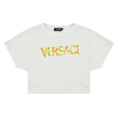 Versace Girls Soft Crop Top