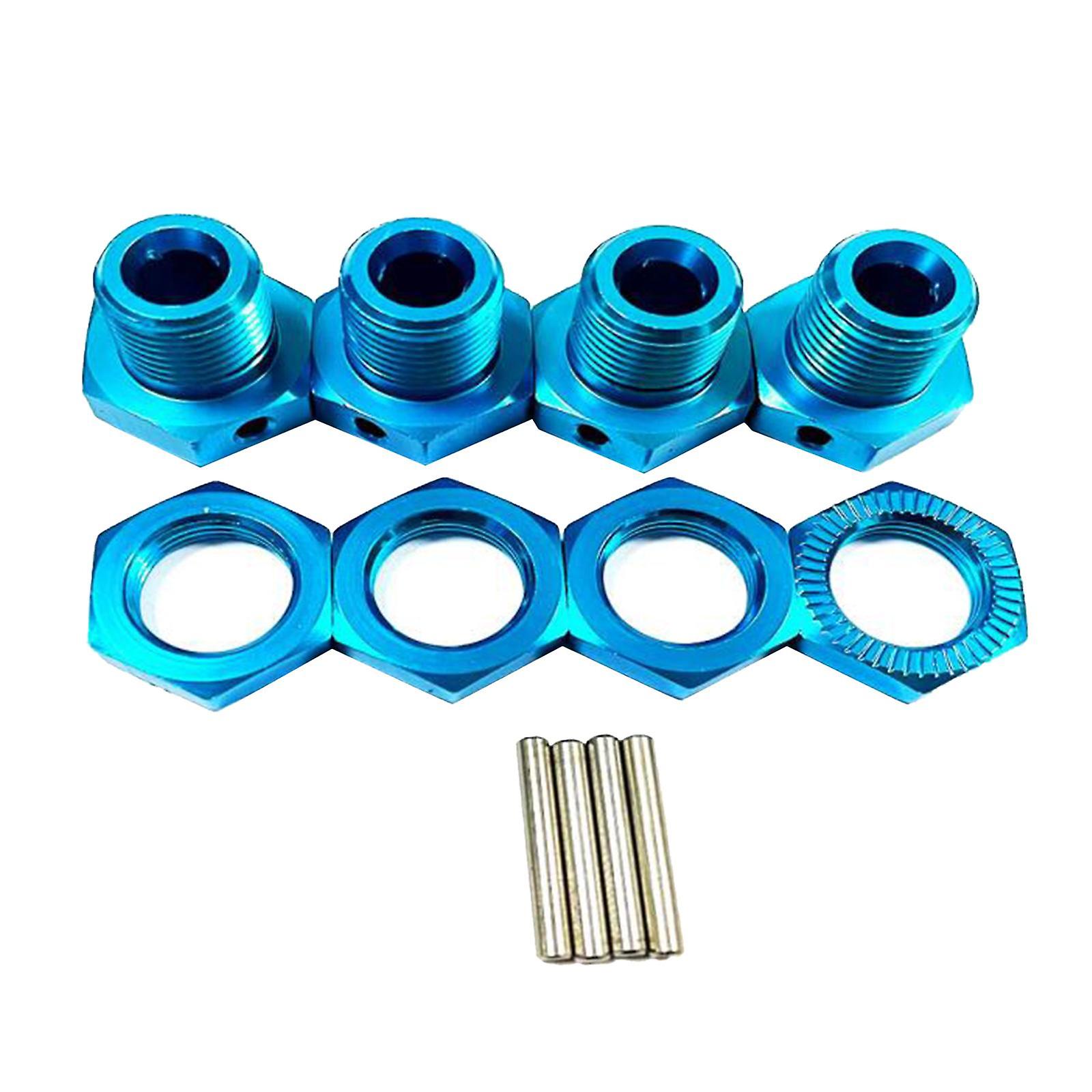 17mm Hex Wheel Hubs Adapter 1/8 Crawler Assembly Upgrade for Arrma Talion Blue
