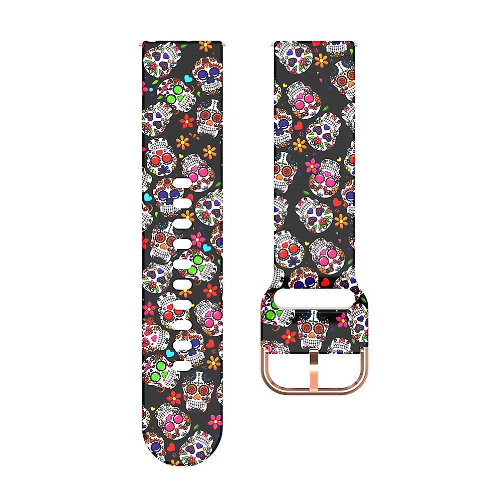 46mm Silicone Printed Strap